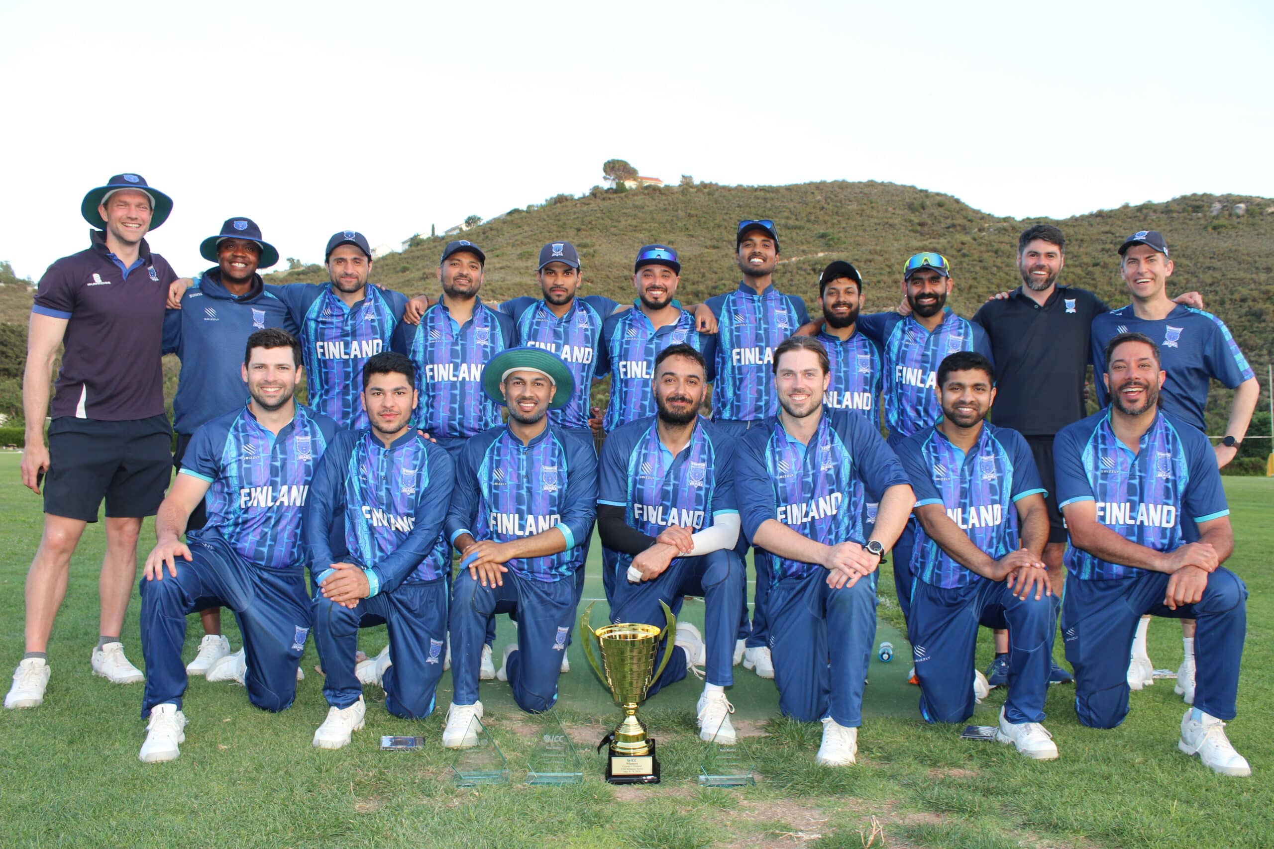 Finland men's national cricket team squad in Cyprus