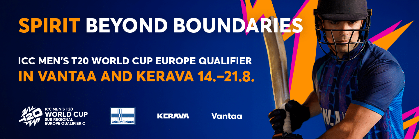 ICC Men’s T20 World Cup Europe Qualifier campaign banner